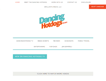 Tablet Screenshot of dancinghotdogs.com